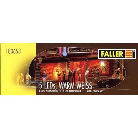 Faller 180653 5 led blanches