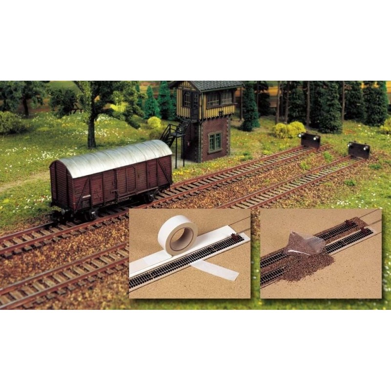 Busch 7090 HO bande ballaste de bois
