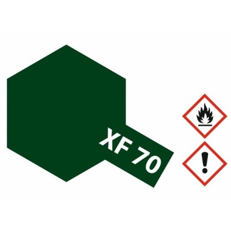 Tamiya 81770 XF-70 vert foncé 10 mL Tamiya 81770 XF-70 vert foncé 10 mL