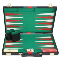 Weible Spiel 605502 Coffret Backgammon Noir
