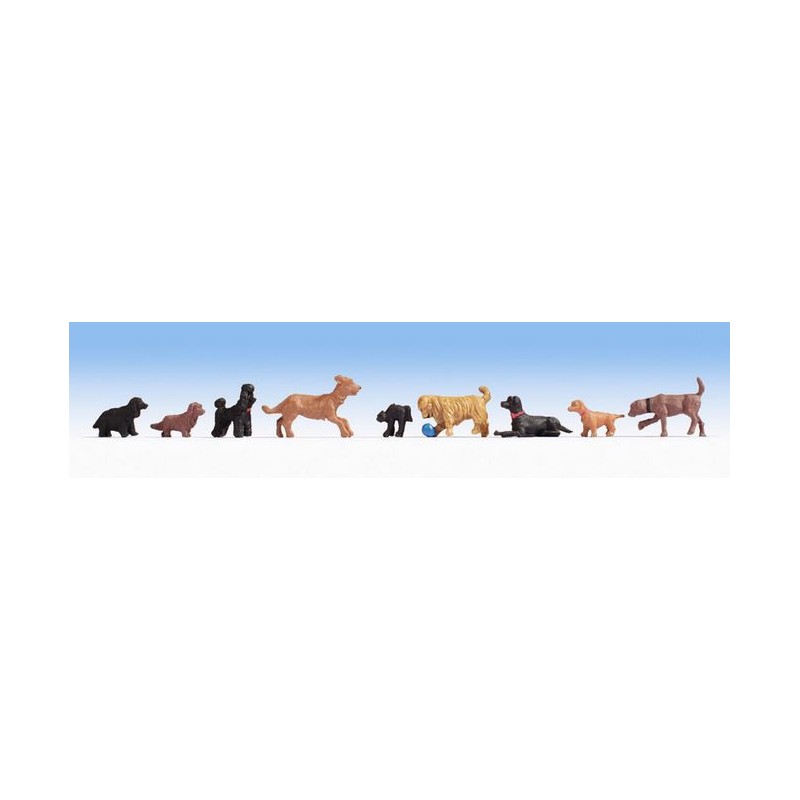 Noch 15719 HO Chiens (9x)