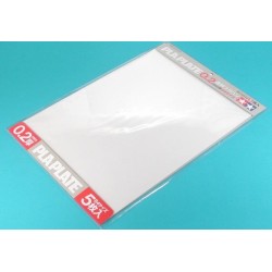 Tamiya 70126 Plaques Plastique 0.2mm (5pcs)