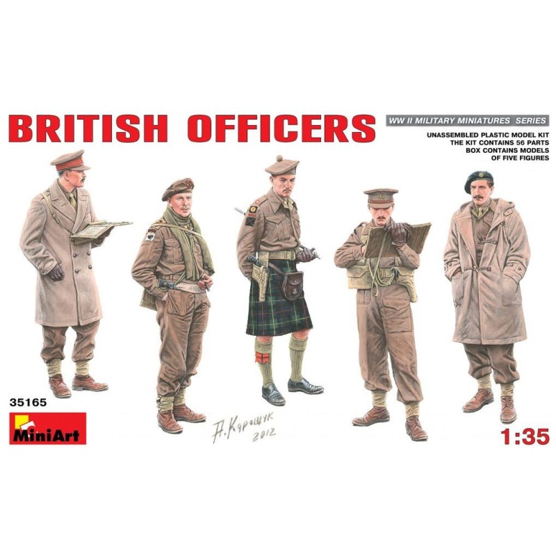 Mini Art 35165 1 - 72 British Officers