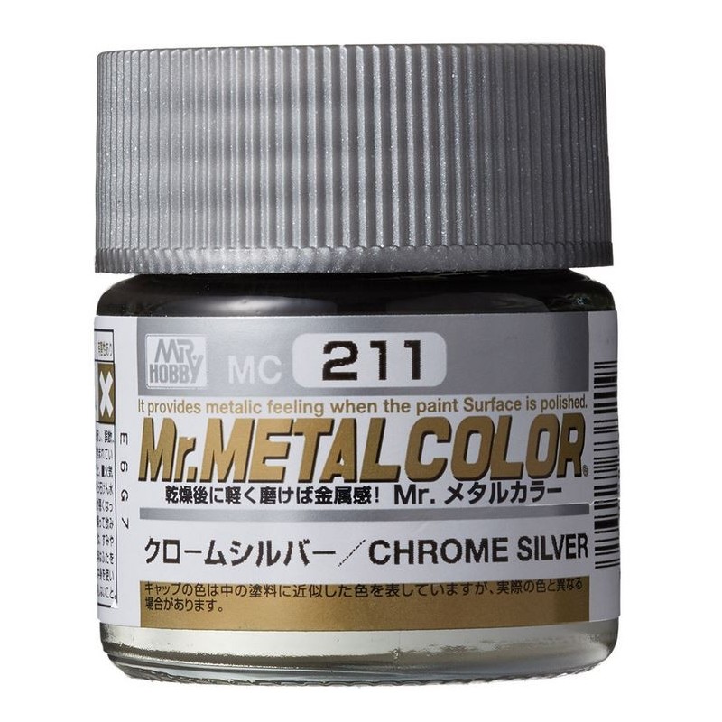 Mr Hobby MC211 Laque chrome Silver
