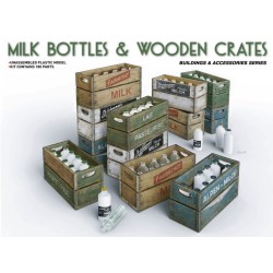 Mini Art 35573 1 - 35 bouteilles de lait en caisses (180 pièces)