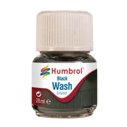 Humbrol AV0201 Wash black 28 ml
