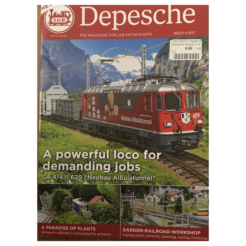 LGB Depesche 4.2017 magazine en anglais