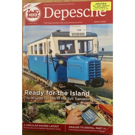 LGB Depesche 1.2016 magazine en anglais LGB Depesche 1.2016 magazine en anglais