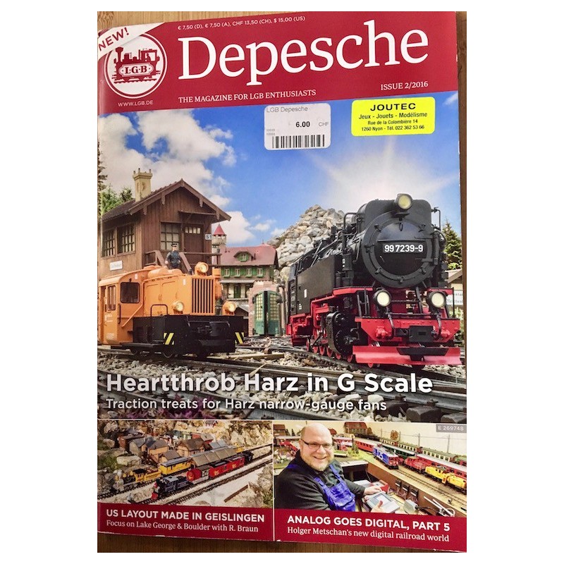 LGB Depesche 2.2016 magazine en anglais