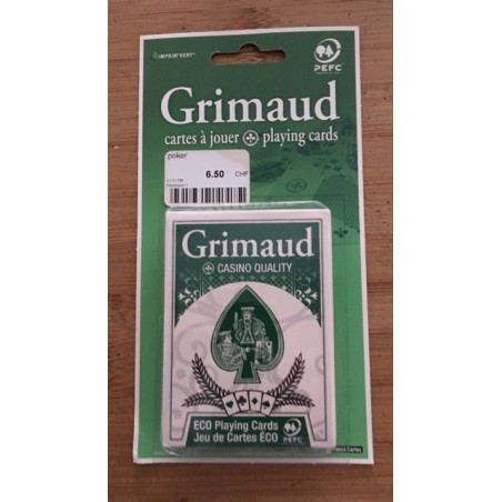 Grimaud 404170 cartes à jouer format poker