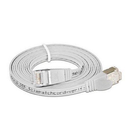Wirewin 314824 Câble réseau plat RJ45 STP cat. 6 bleu 0,25 m Wirewin 314824 Câble réseau plat RJ45 STP cat. 6 bleu 0,25 m