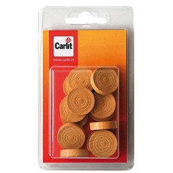 Carlit 90 300 pions de dame noir 15 pièces 20 mm beige