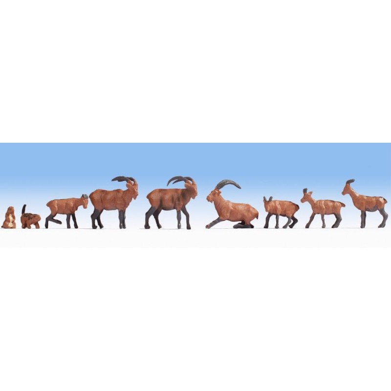 Noch 15742 HO animaux des alpes (9x)