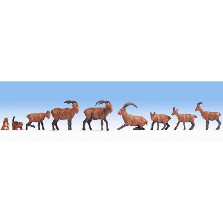 Noch 15742 HO animaux des alpes (9x) Noch 15742 HO animaux des alpes (9x)