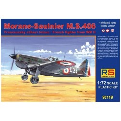 RS models 92119 1 - 72 Morane Saulnier M.S. 406 D-3800