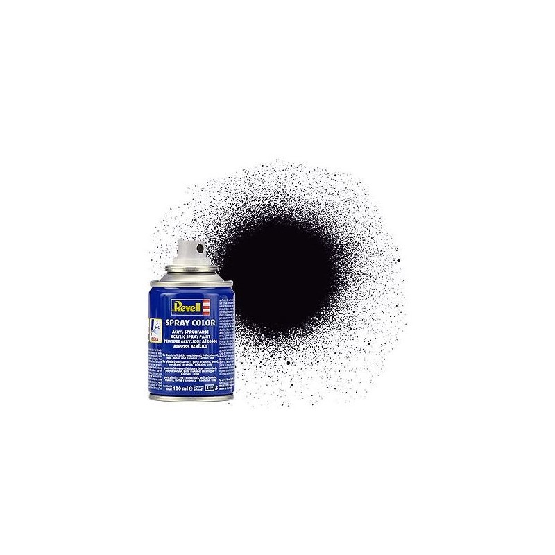 Revell 34108 noir matt spray acrylique 100 ml