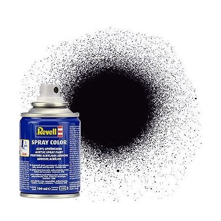 Revell 34108 noir matt spray acrylique 100 ml