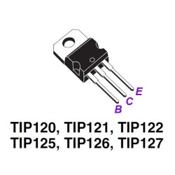 TIP 115 transistor darl. PNP 60W Ic max 2A Hfe 750 avec IC 3A VCE 60 V