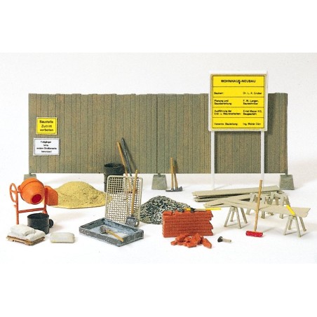 Preiser 17177 HO outils de chantier Preiser 17177 HO outils de chantier