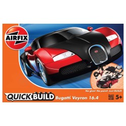 Airfix J6020 Bugatti Veyron noir et rouge quick build