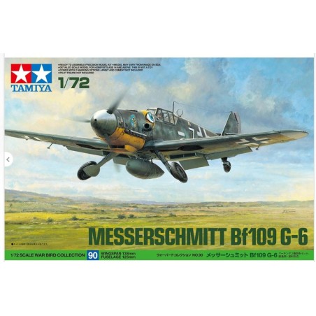 Tamiya 60790C 1 - 72 Messerschmitt Bf109 G-6 avec marquage suisse Tamiya 60790C 1 - 72 Messerschmitt Bf109 G-6 avec marquage suisse