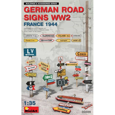 MiniArt 35600 1 - 35 signaux de route allemands MiniArt 35600 1 - 35 signaux de route allemands