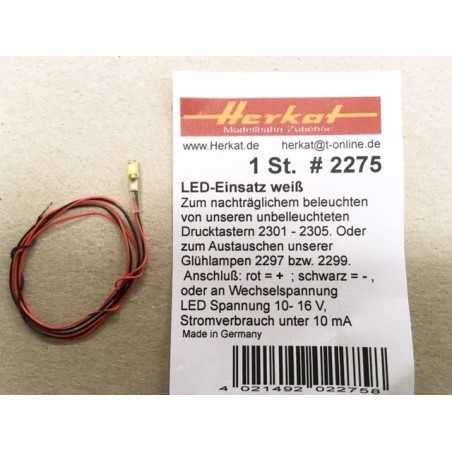 Herkat 2275 mini LED blanche 10-16 V