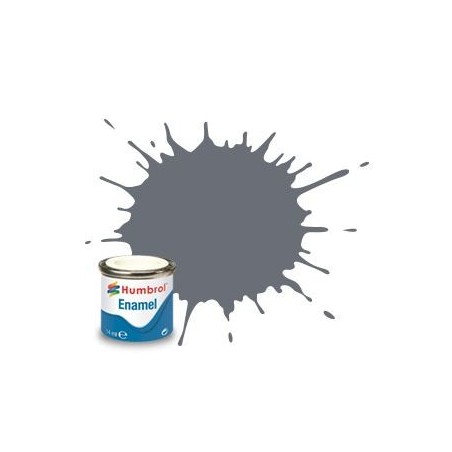 Humbrol 145 émail gris moyen mat 14 ml Humbrol 145 émail gris moyen mat 14 ml